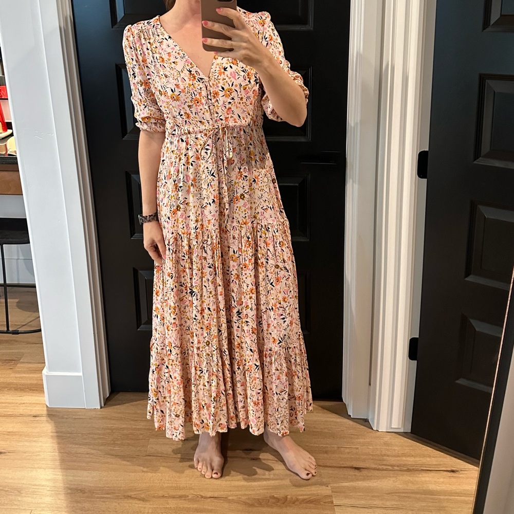 Petal and Pup Kelda dress in beige